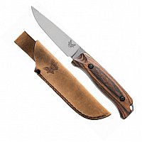 15007-2,Benchmade,Saddle MTN Hunter, pevný nůž s pouzdrem, dřevo