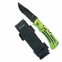 KB3059,Ka-Bar,Zombie® MULE Folder, zavírací nůž s pouzdrem, kombinované ostří